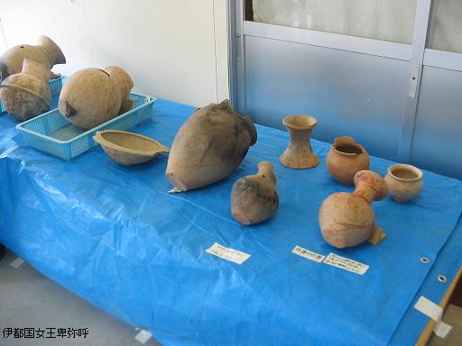 今宿五郎江遺跡の出土品
